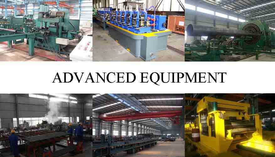 advanced equipment to manufacture stainless steel pipe