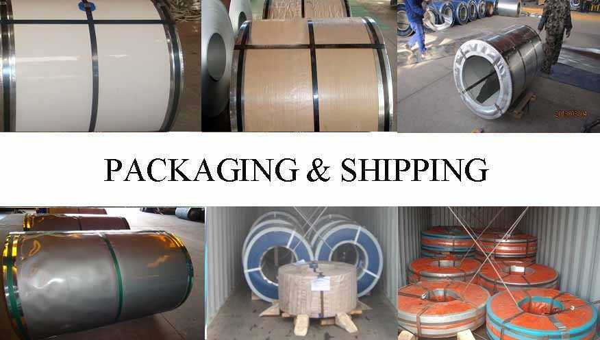 PACKAGING AND SHIPPING OF Cold rolled steel coils