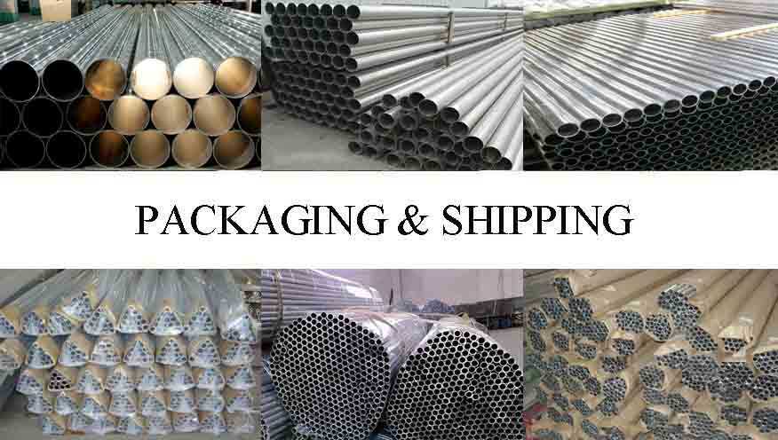 Packaging and shipping of Hot sale Aluminum pipe 6061 with the high quality