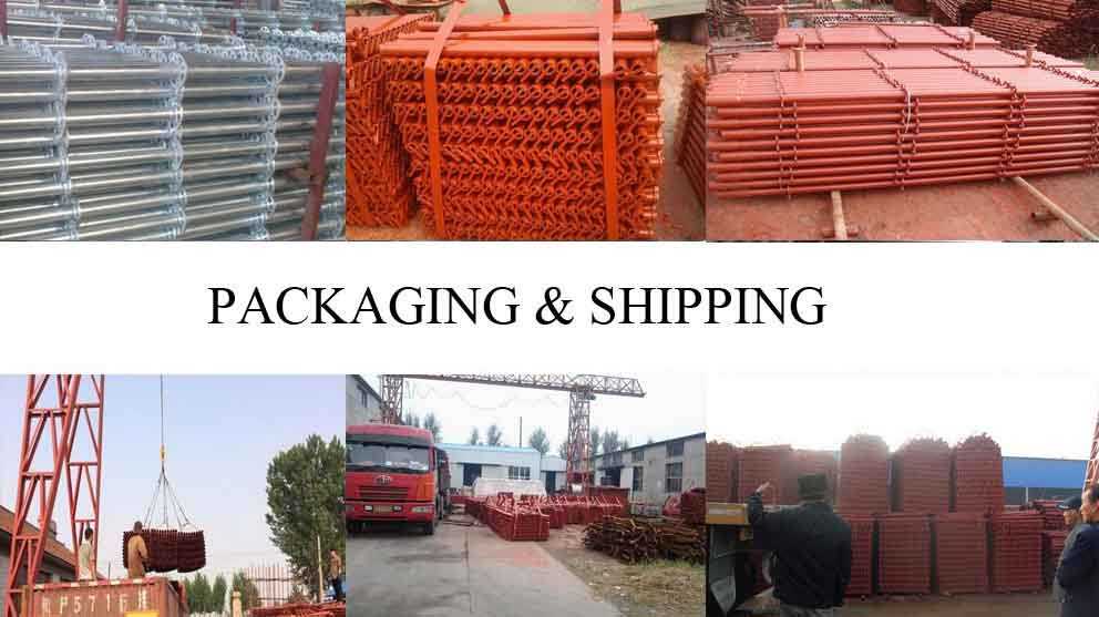 Packaging and shipping equipment of Used scaffolding for sale wholesale