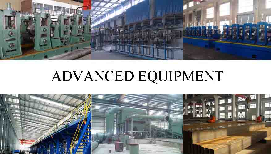 advance equipment of hot sale galvanized square steel pipe