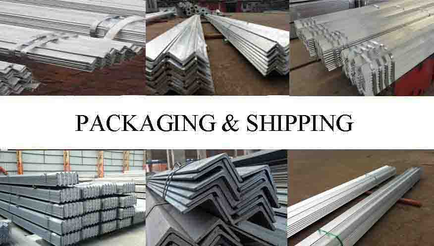 PACKAGING AND SHIPPING OF Good quality steel angle bar