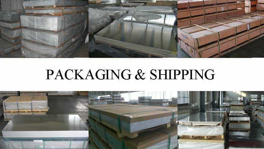 packaging and shipping of Aluminum sheet