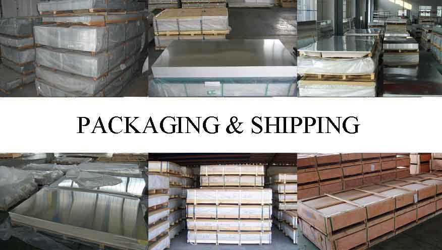 packaging and shipping of Aluminum sheet