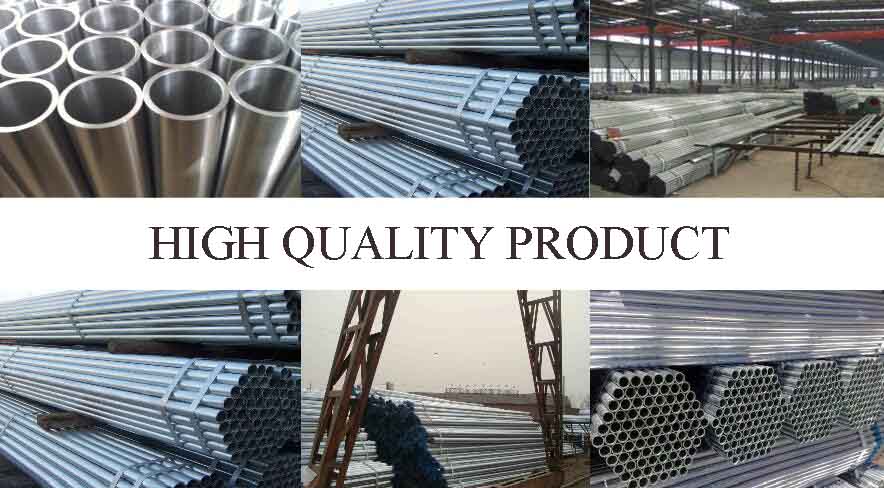 high quality product of High qulity welded galvanized steel pipesupplier  in western Sahara