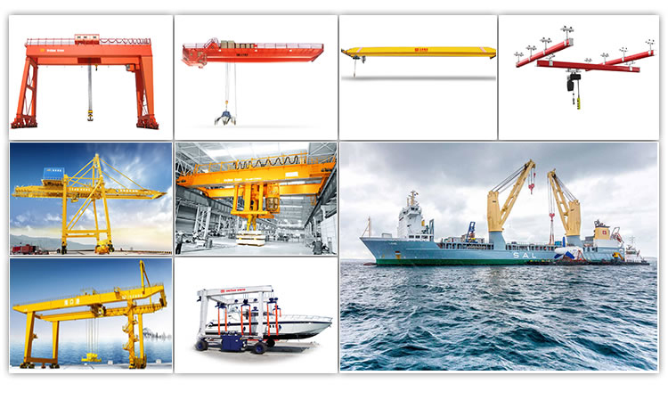 High quality 40ton grab bucket four link portal crane used in port seaside