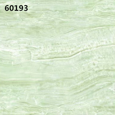 China digital Inkjet polished porcelain tiles 60x60 green color
