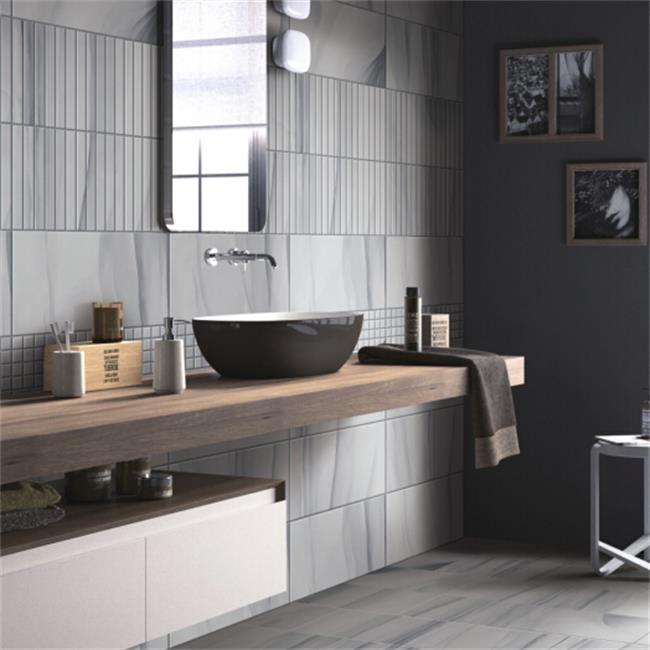 Cheap prices glazed ceramic grey wall tiles living room bathroom wall tiles