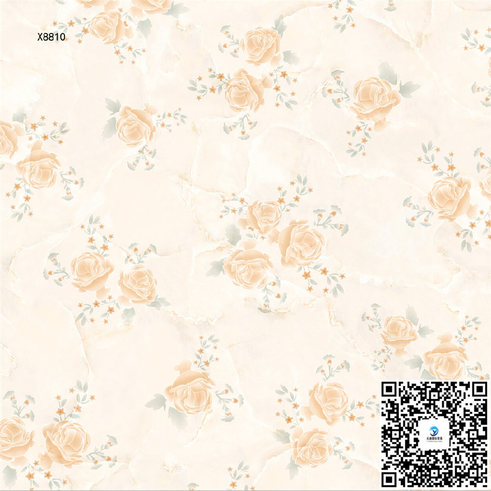 Free Sample Cheap Prices Flower Ceramic Wall Tiles White Ceramic Floor Tile 600x600
