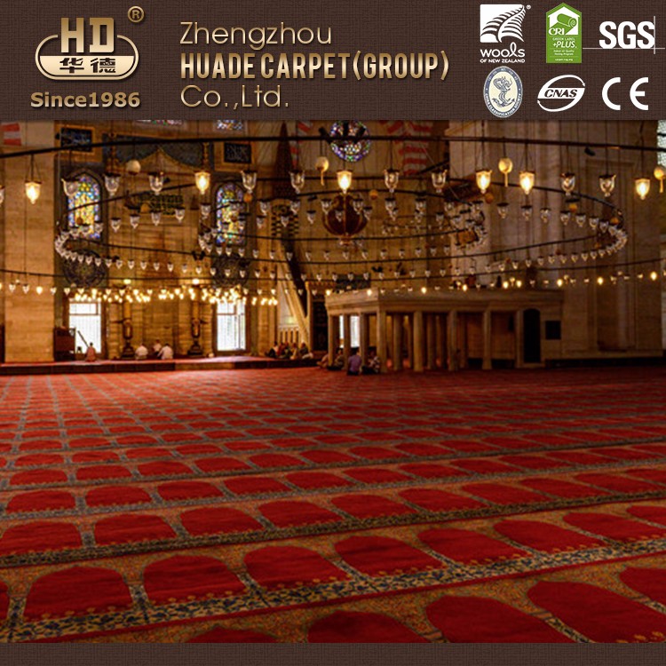 Best quality sound absorbed islamic prayer carpet