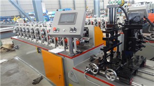 roller shutter slabs roll forming machine with hydraulic cutting