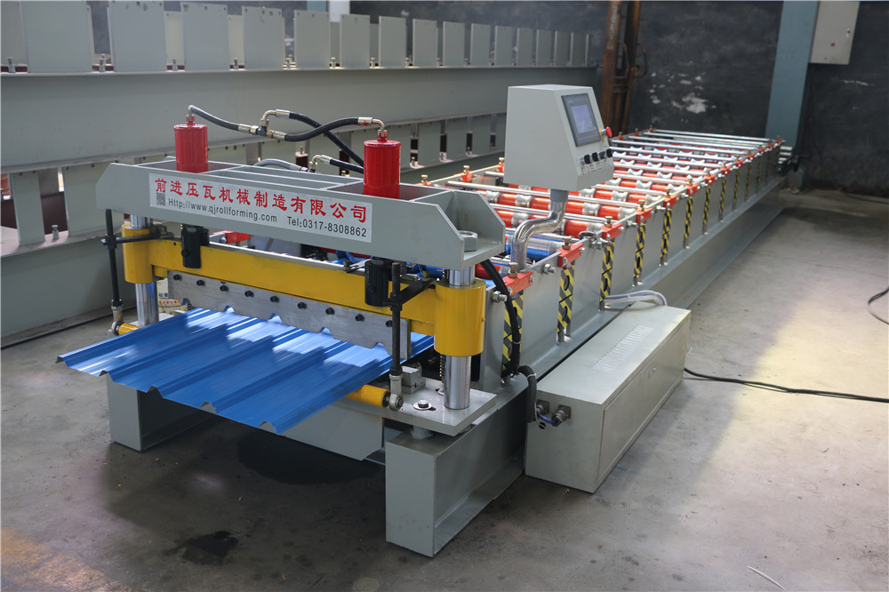 Cheap Portable Roof Panel Roll Forming Machine Steel Plate Forming Machine