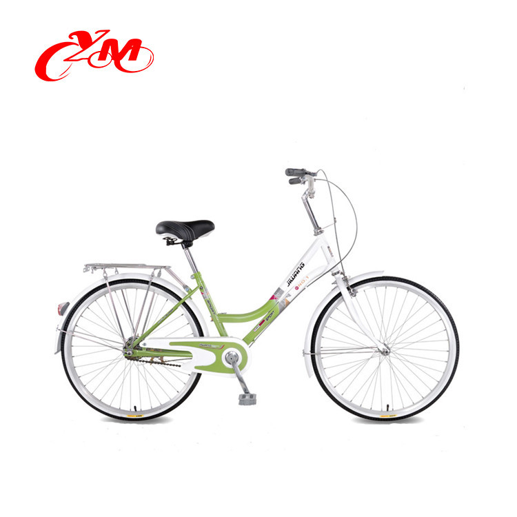 26" Aluminum lady bicycle for vintage style, cheap city bicycle with basket for women